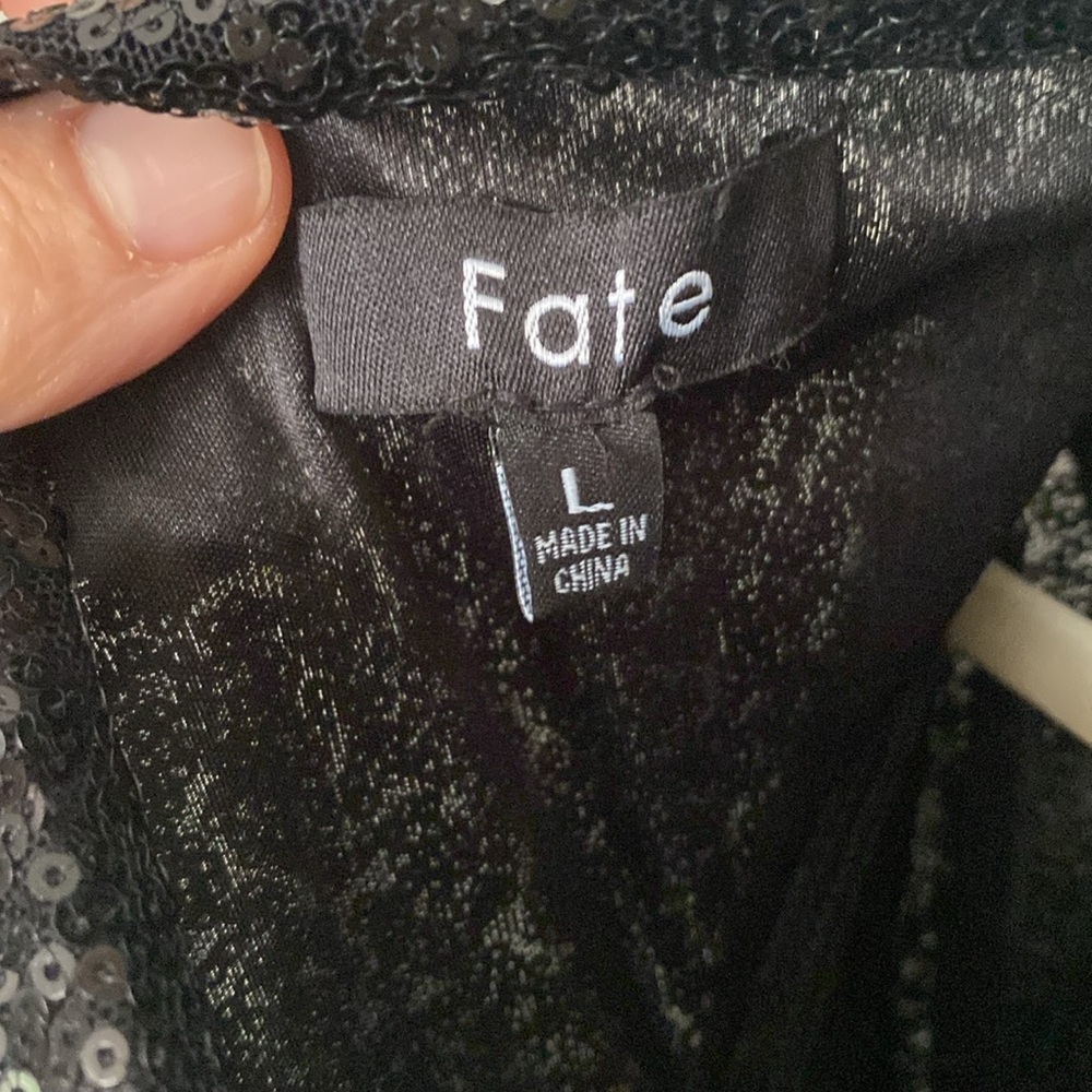 Black Sequin Top - image 6